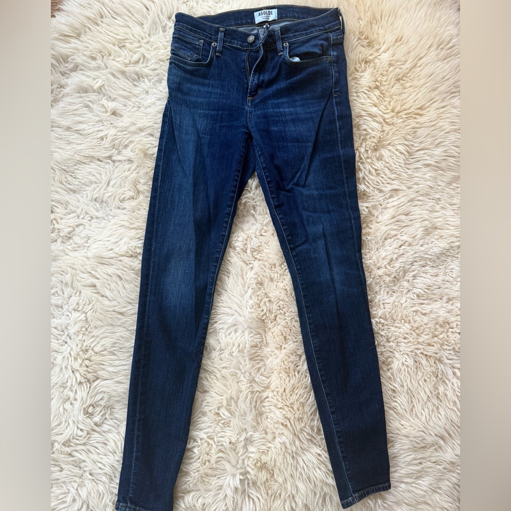 Agolde Dark Indigo Women's Skinny Jeans